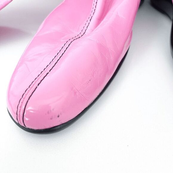 Marc Modavi Womens Patent Leather Knee High Rain Boots Shoes Pink Size 40 - Picture 9 of 11